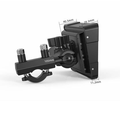 Motorcycle GPS handlebar mount bracket dimensions