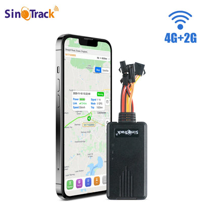 SinoTrack 4G 2G GPS tracker with mobile app