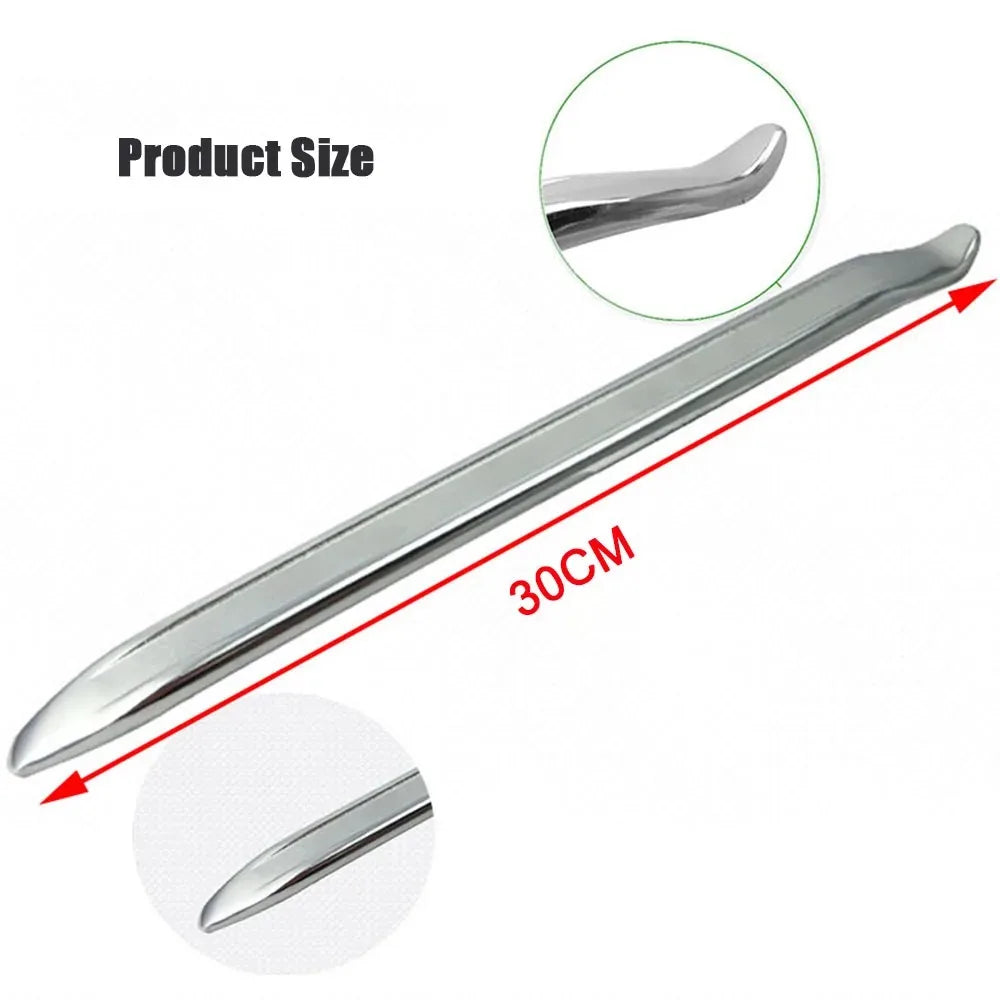 Motorcycle tire lever 30cm length with curved tip detail