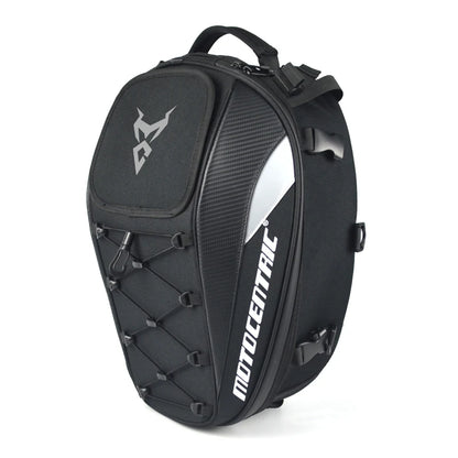 Motocentric motorcycle tail bag gray front view