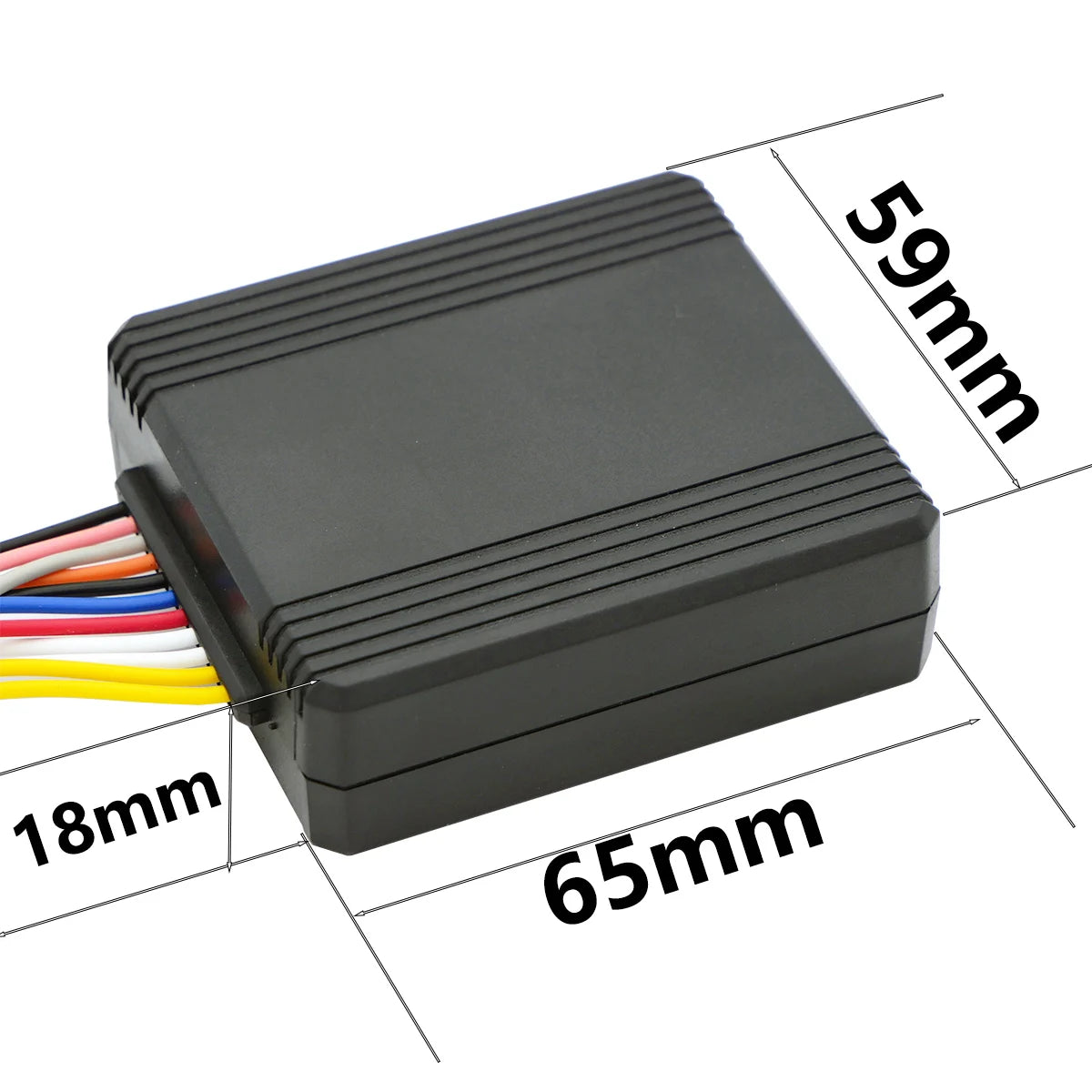 Motorcycle anti-theft alarm control unit dimensions 65x59x18mm