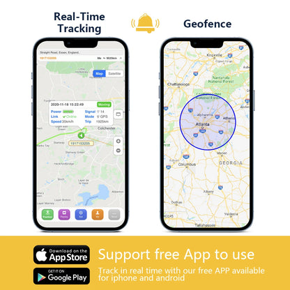 SinoTrack GPS tracker real-time tracking and geofence mobile app