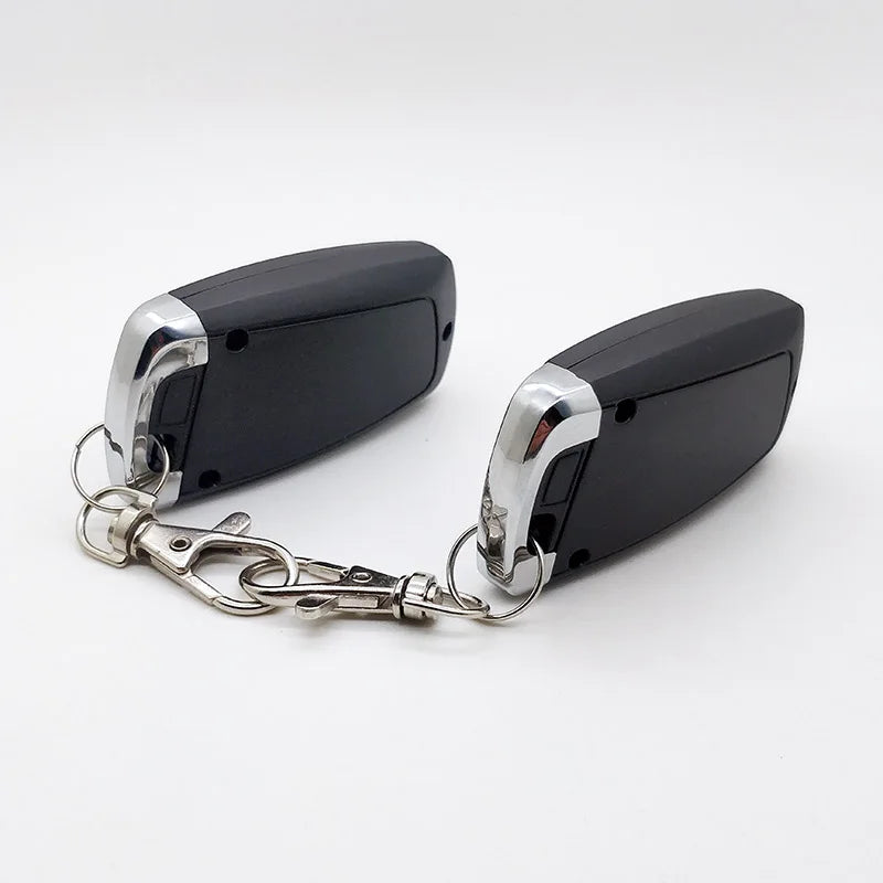 Motorcycle alarm system dual remote controls
